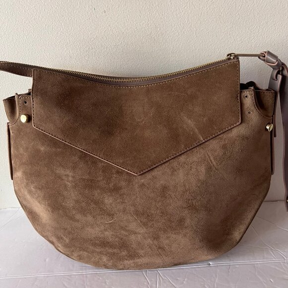 JIMMY CHOO ARTIE SOFT SUEDE BAG DEFECTIVE - Picture 3 of 10